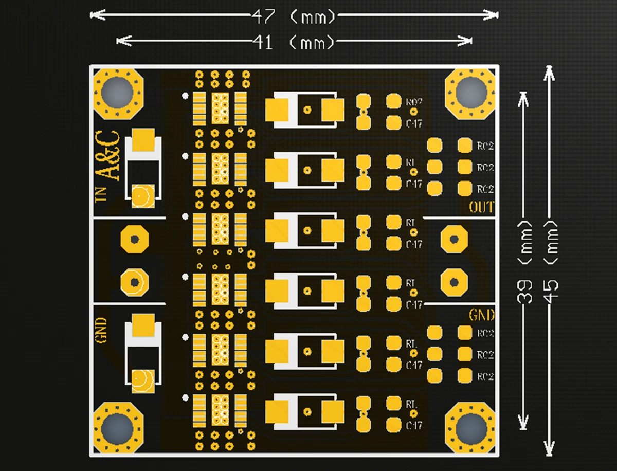 プリアンプ用の熱伝導式電源、5v、9v、12v出力、超低ノイズ、6-パラレル3a、lt3045 - AliExpress