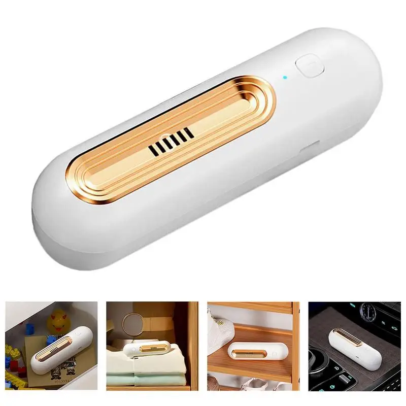 Desodorizador de geladeira recarregável USB, Purificador de ar portátil, Eliminador de odores, Limpador de ar do refrigerador, Manter alimentos frescos