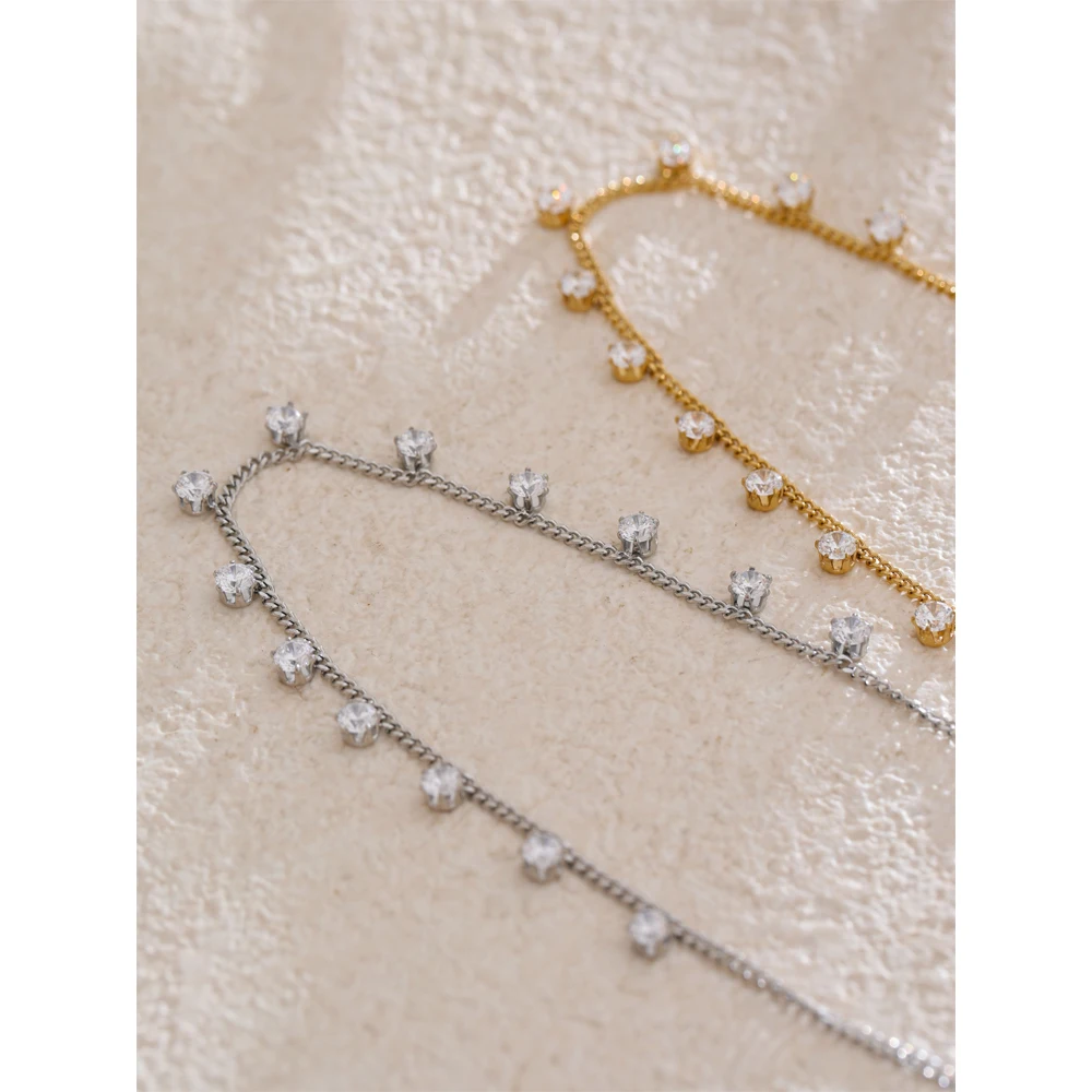 Yhpup Necklace Cubic Zirconia Women