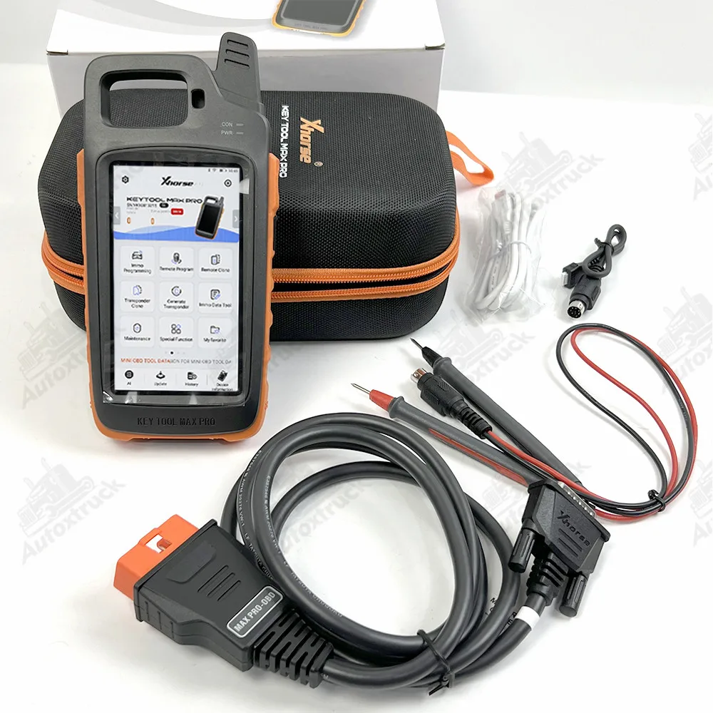 

Xhorse VVDI Key Tool Max Pro with Mini OBD Tool Functions Add Voltage and Leakage Current Work with XP005/XP005L