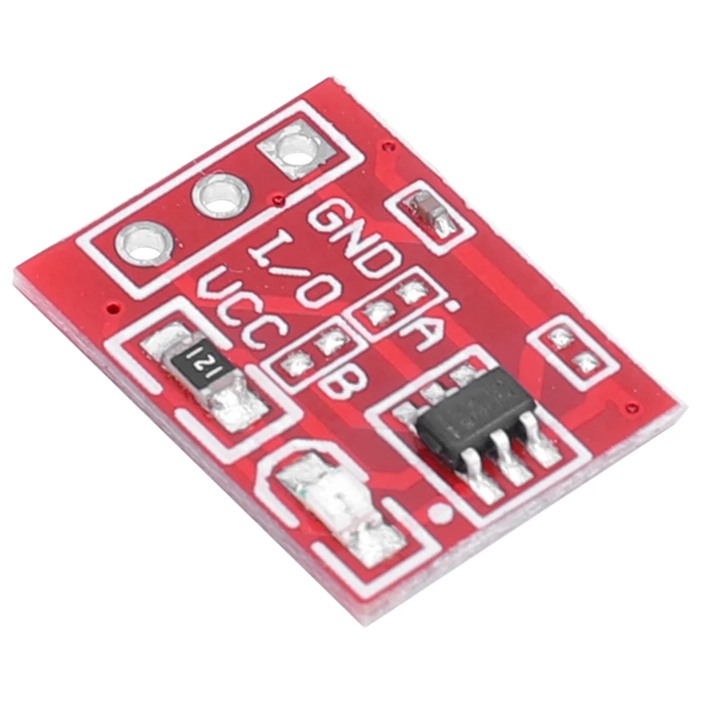 TTP223 터치 스위치 센서 커패시터 유형 2.5V-5.5V 용량 성 터치 스위치 단일 채널 단방향 변환