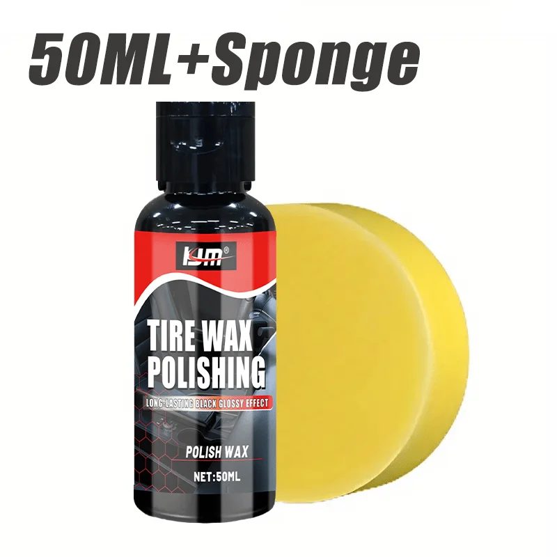 Durable Gloss Enhancer Kit for Car Plastics - Suitable for Leather, Plastic, and Rubber Surfaces. Enhances Texture and Protects 5