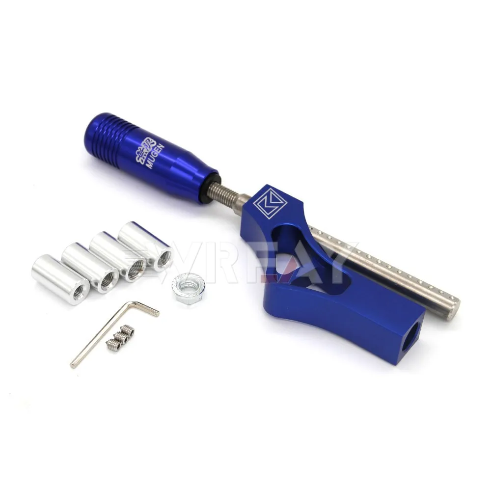 Mugen Aluminum Gear Shift Knob Head Adjustable Shifter Lever Extender For Car Universal