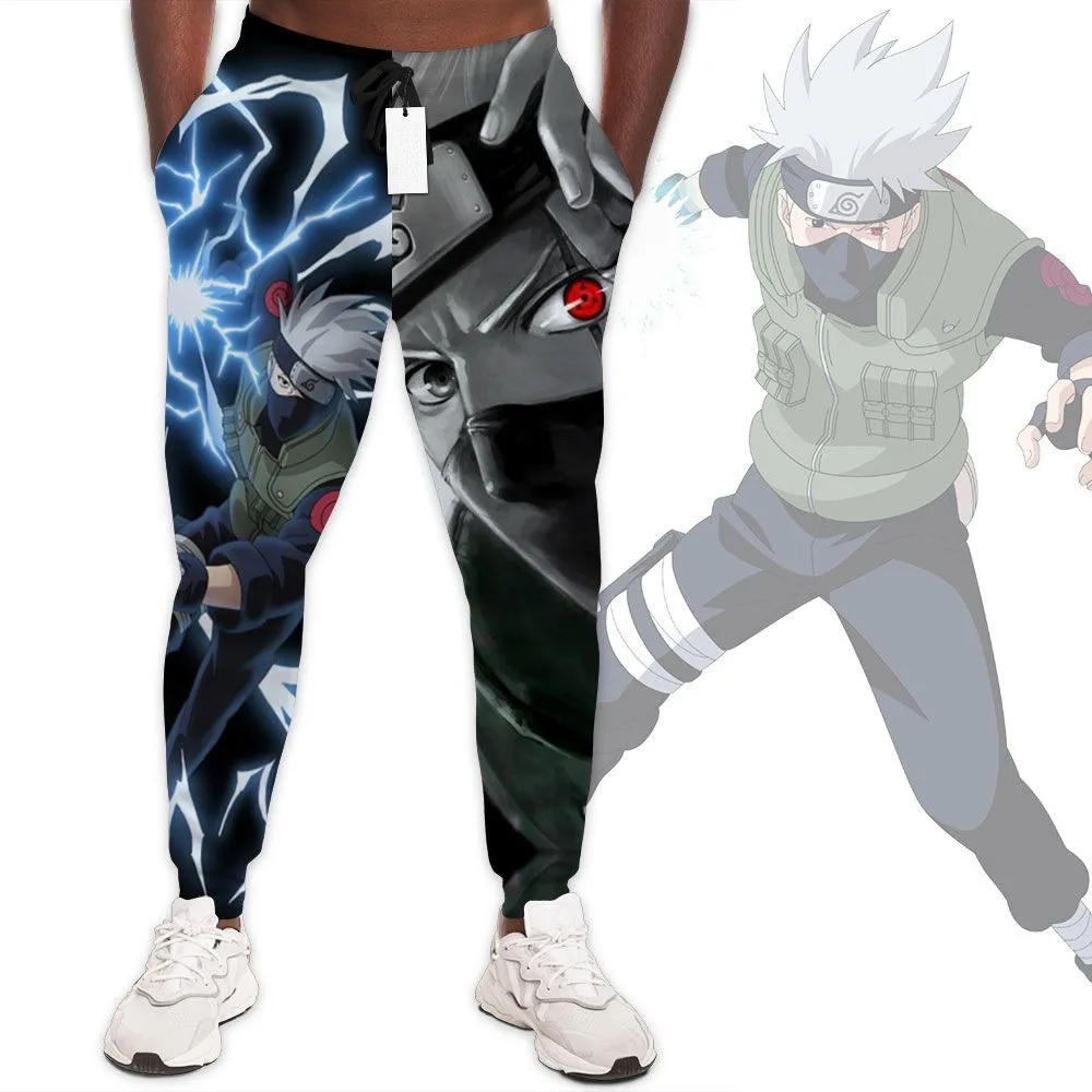 

Мужские и женские спортивные брюки Hatake Kakashi, длинные брюки в японском стиле с рисунком из аниме «Наруто», весна-осень 2024