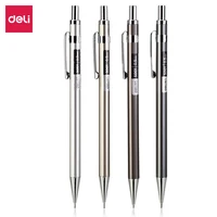 High Quality Deli Mechanical Pencil Full Metal 0.5MM/0.7MM For Professional Painting And Writing School Supplies Stationery Pens 1