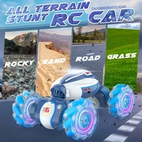 Boy Toy Remote Control Car Drift RC Car Gesture Sensing Radio Stunt Car With Music LED Lights for Birthday Christmas Gifts Girl 2