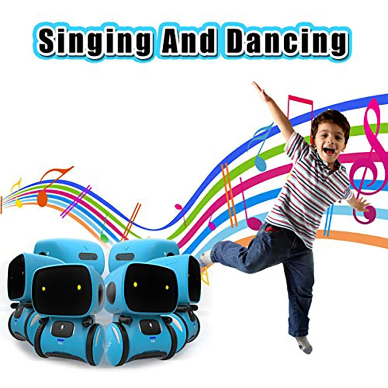 Toy Robot Smart Dancing for Kids - Voice Command, Singing, Repeating, and Sensor Features