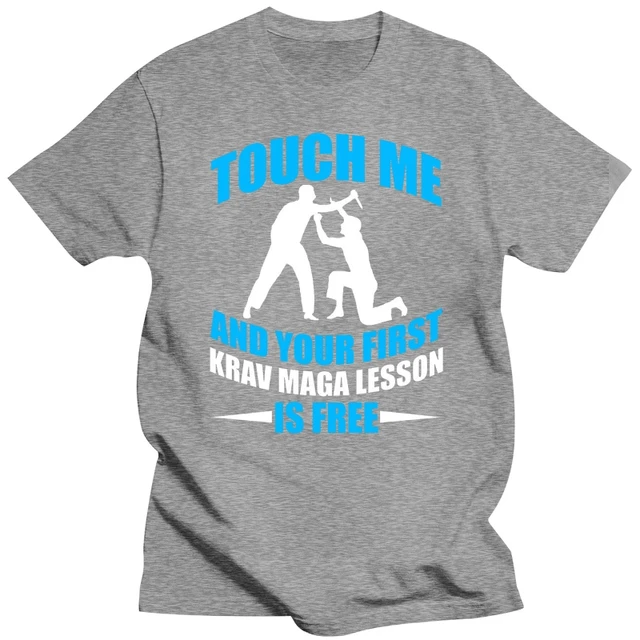 재미있는 첫 번째 수업 KRAV MAGA 티셔츠: 자기 방어를 위한 스타일리시한 선택