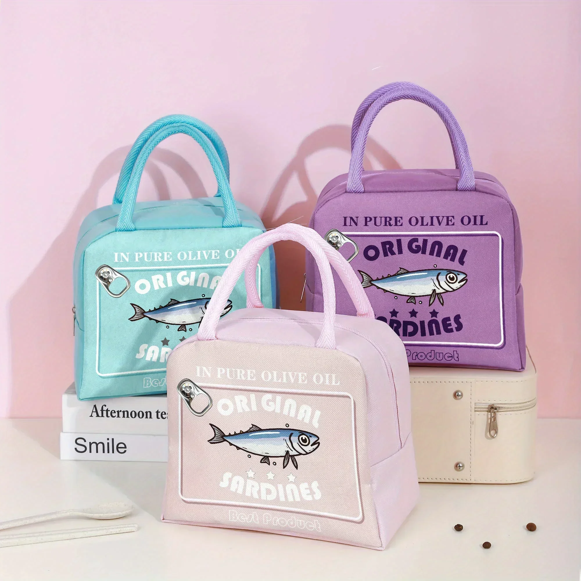 1CPS Sardine Can Style Handbag Stylish Practical Everyday Handbag for Students Office Workers Gift Options
