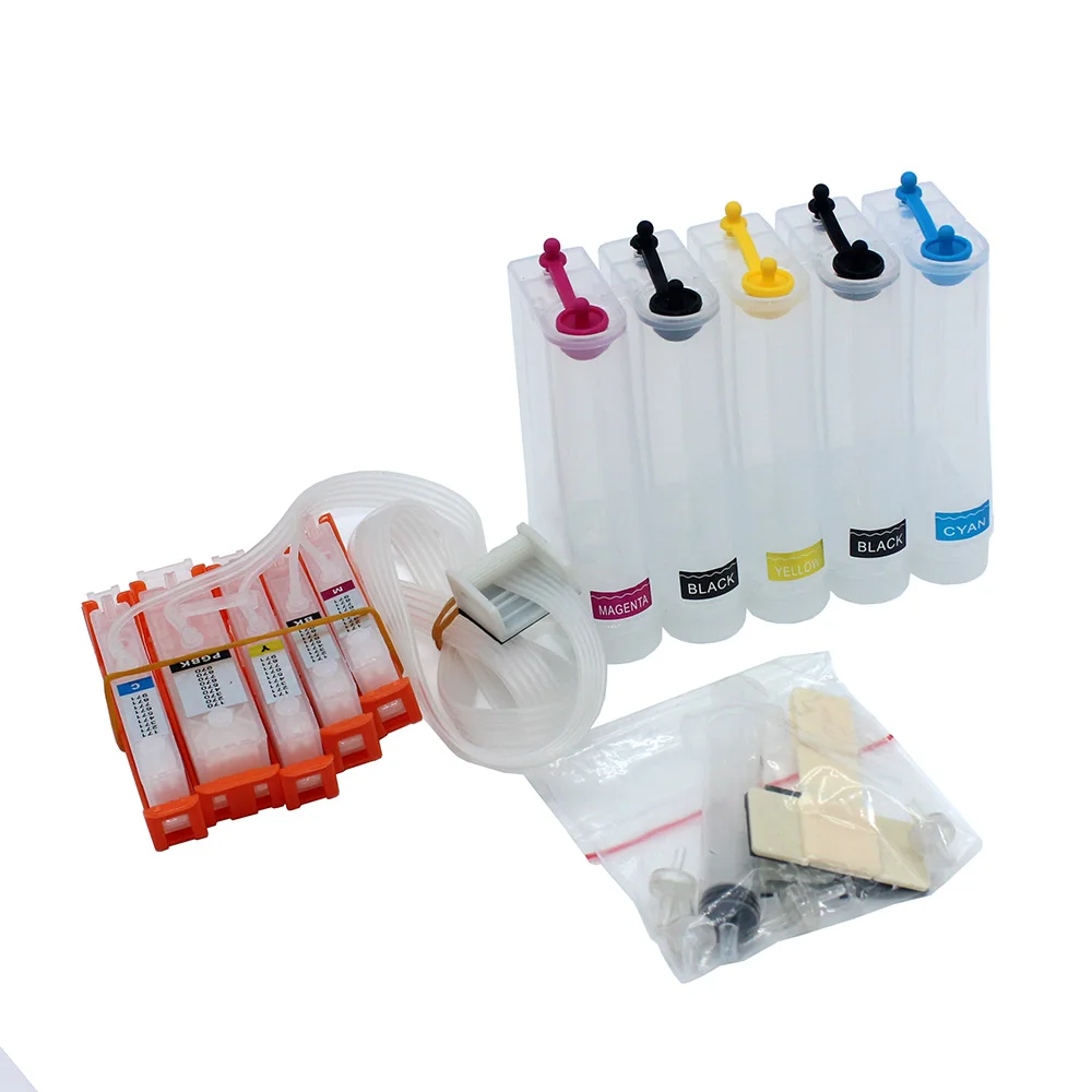 캐논 MG5440 MG6340 iP7240 MX924 MG5540 MG6440 MG7140 iP8740 iX6840 프린터용 PGI-450 CLI-451 시스 시스템, 칩 포함, 5 색