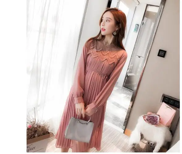 Autumn Winter Knitted Maternity Sweaters Dress Clothes for Pregnant Women Fall Elegant Pregnancy Sweaters