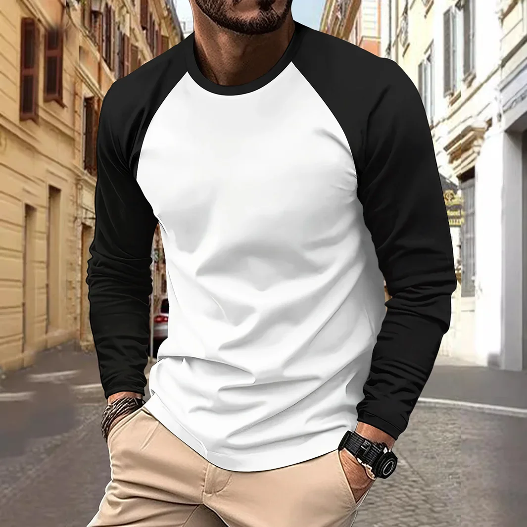 Men's Long Sleeve Tee - Color Matching