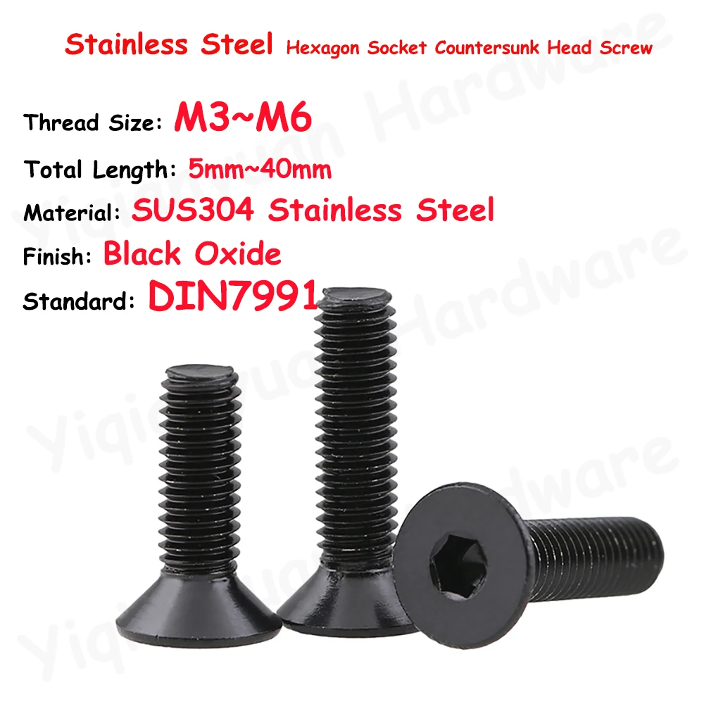 Replacement Rear License Plate Screws For Audi A5 Quattro - Stainless Steel, Black Oxide, Pack Of 4 - View #3