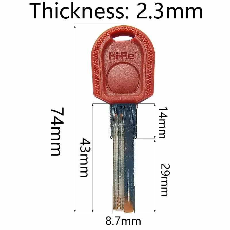 Hi-rel Copper Locksmith Tool Groove Master Key Casa em Branco Casa Quarto Cadeado rv Door Lock sem Cortes 5100 Pcs lm