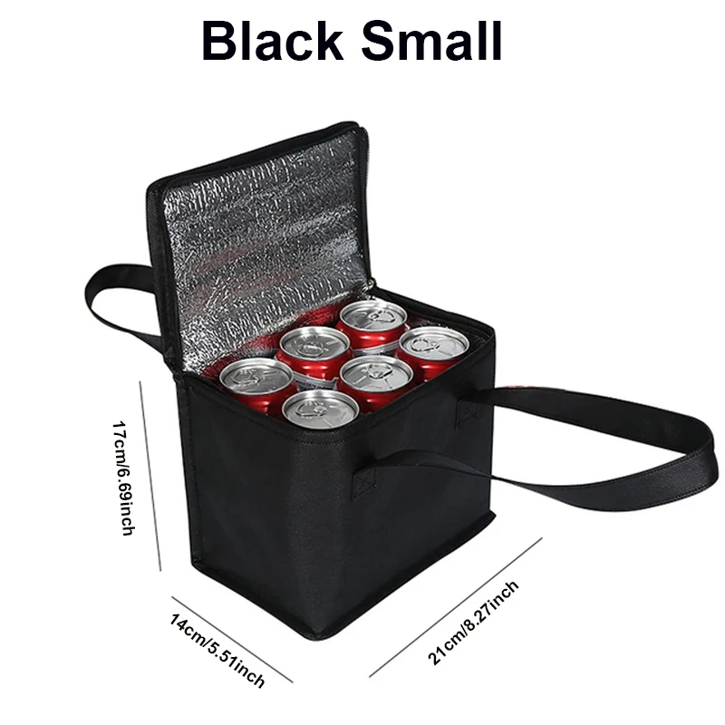 Portable Insulated Lunch Tote with Thermal Lining