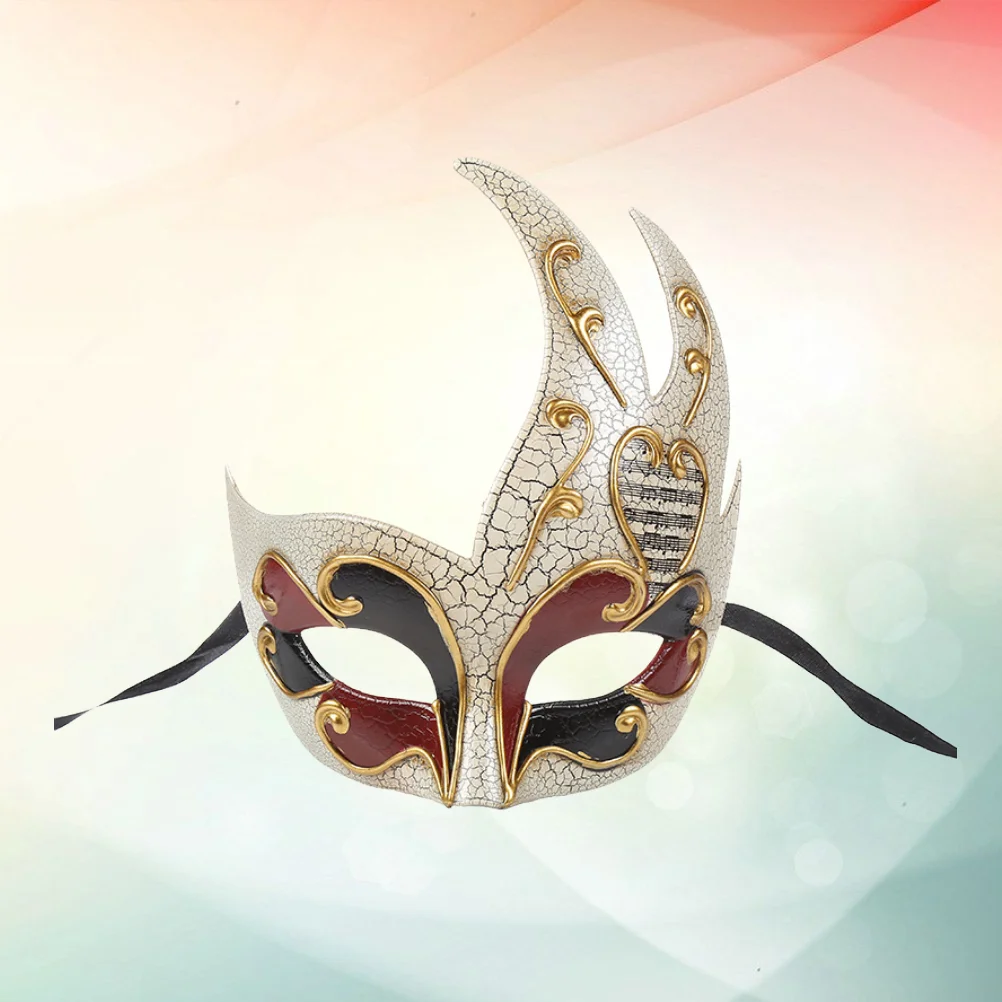 

Masquerade Venetian Eye Costumes Mardi Gras Party for Masquerade Carnival Dancing Party ( Red )