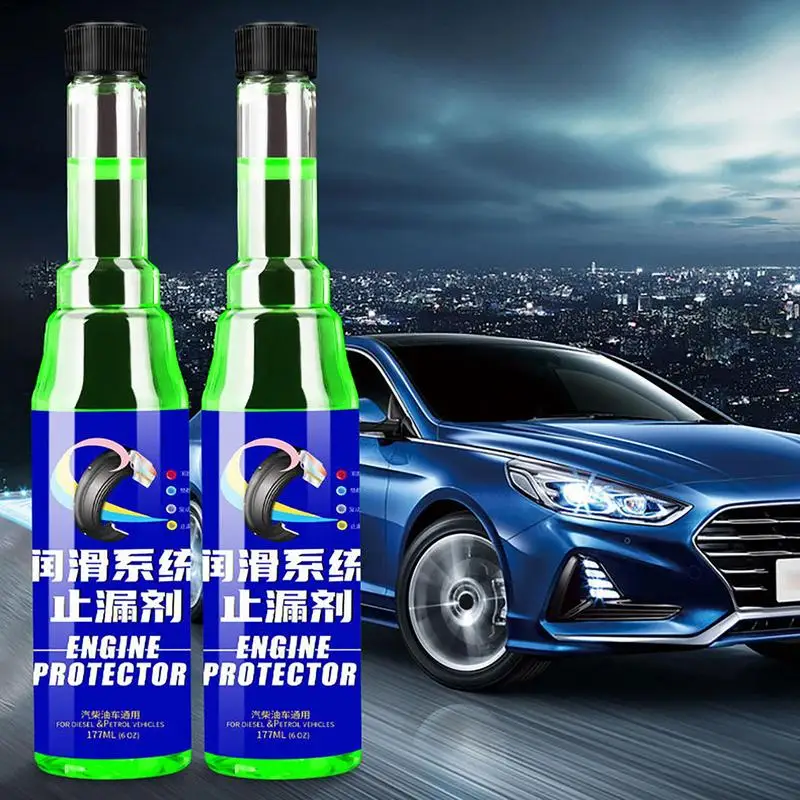 

Car Engine Oil Leak Sealer Engine Additive For Oil Burning Leak Repair Seal Activator Leak Stop Agent Universal For Car Engines