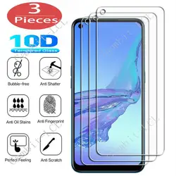 3Pcs En Verre Trempé Pour OPPO A32 A33 A35 A36 A52 A53 A53s 4G A54 A54s A55 A56 5G A57 A74 A76 A72 A73 Protecteur D'écran Film de Couverture