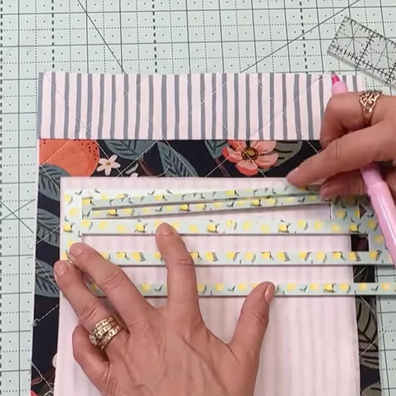 Zipper Pocket Template Acrylic Sewing Aid