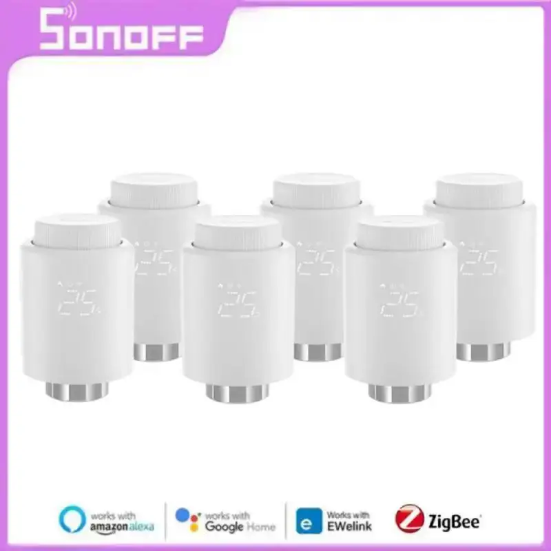 

SONOFF TRV Zigbee Thermostatic Radiator Valve TRVZB Smart Temperature Control Work With Alexa Google Smartthings ZHA MQTT