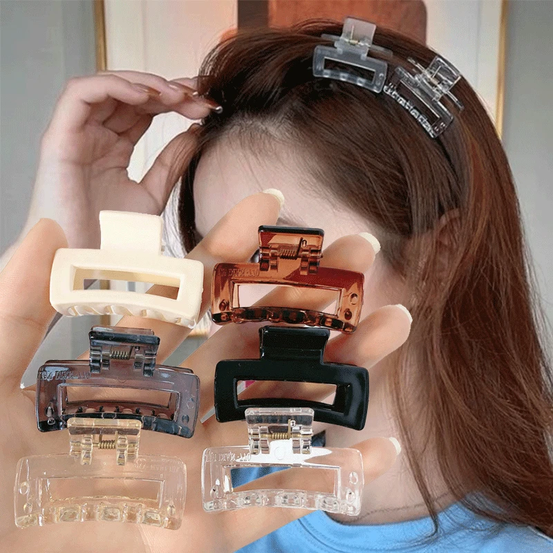 

Korean Mini Hairpin Square Bangs Clip Hair Claw Clips for Women Girls Accessories Plastic Mini Claws Hairclip Clamp Gifts