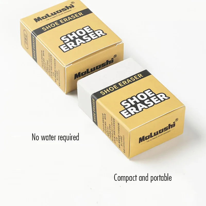 Eraser Shoe Portable Suede Sheepskin Matte Leather Fabric Care Shoes Brush Cleaning Tools Leather Cleaner Rubber Block White 5