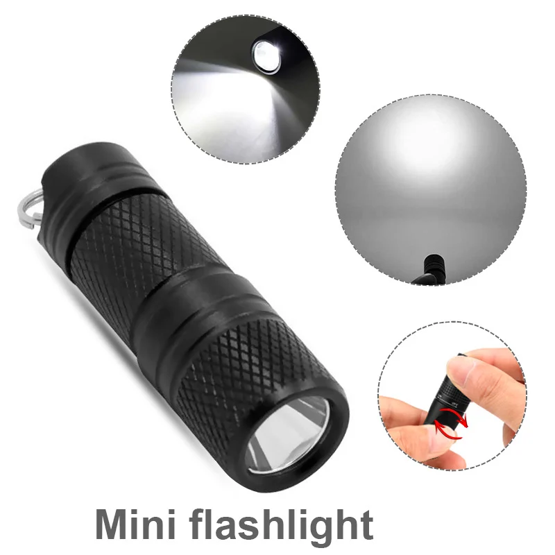 Ultra Bright Aluminum Alloy Small Lantern Mini Keychain Flashlights White Light Rechargeable Waterproof Pocket Torch high power led torch