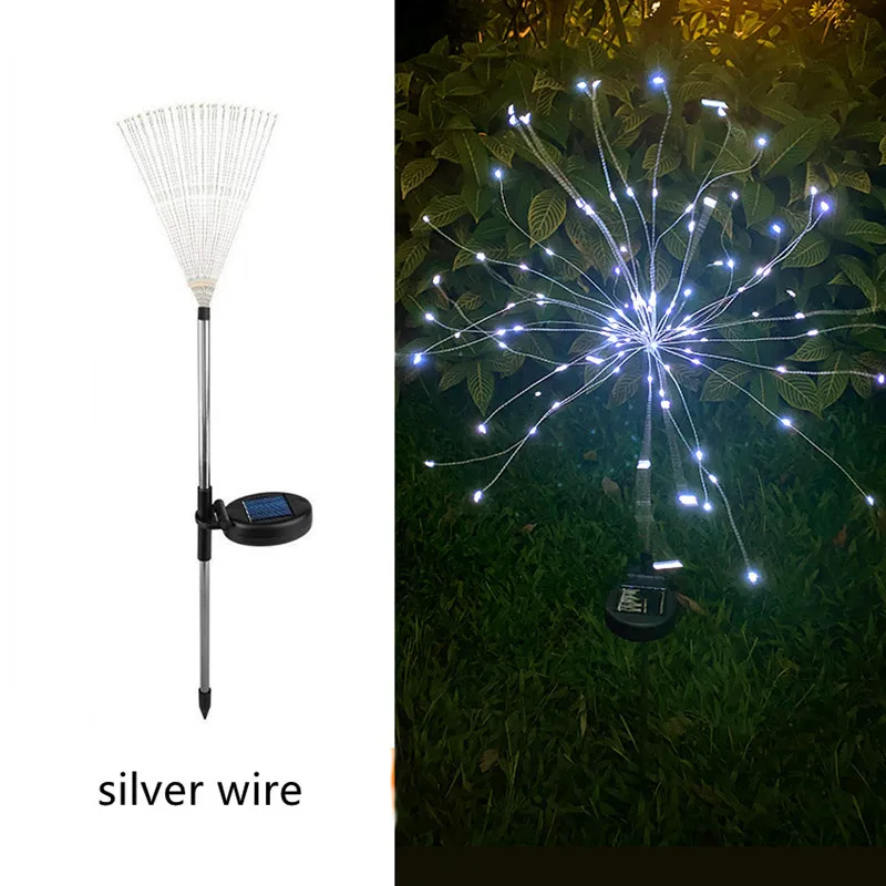 White silver wire