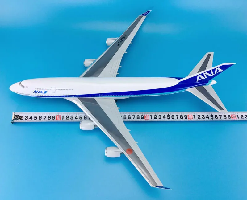 2/20 new!!ANA/Boeing747/ 1/150 BIG Scale B747-400 ANA - Scale 1/150 - 47cm - 18.5 in - Airplane Model