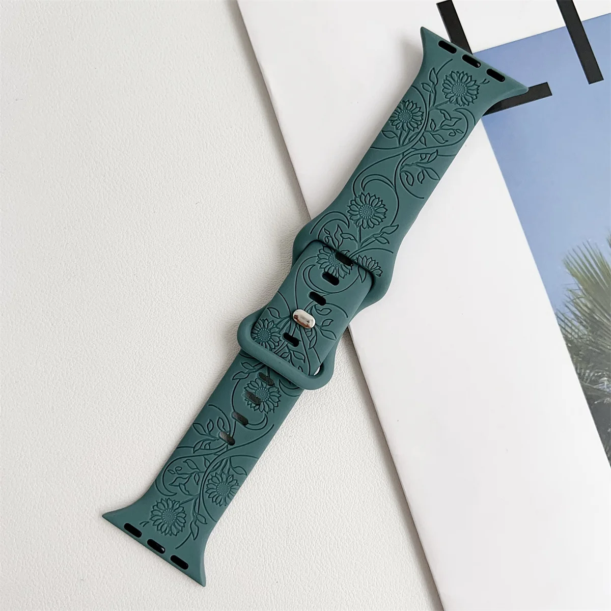 Ζάντα ρολογιού για iWatch 42/44/45/49 mm 38/40/41 mm λουράκι μόδας σιλικόνης για τη σειρά ρολογιών Ultra2 Se 9/8/7/6/5/4/3/2/1_voghion.com