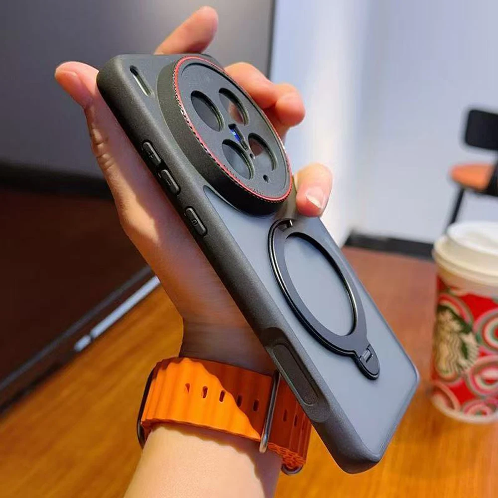Magnetic 360° Rotatable Shockproof Stand Case with Camera Protection