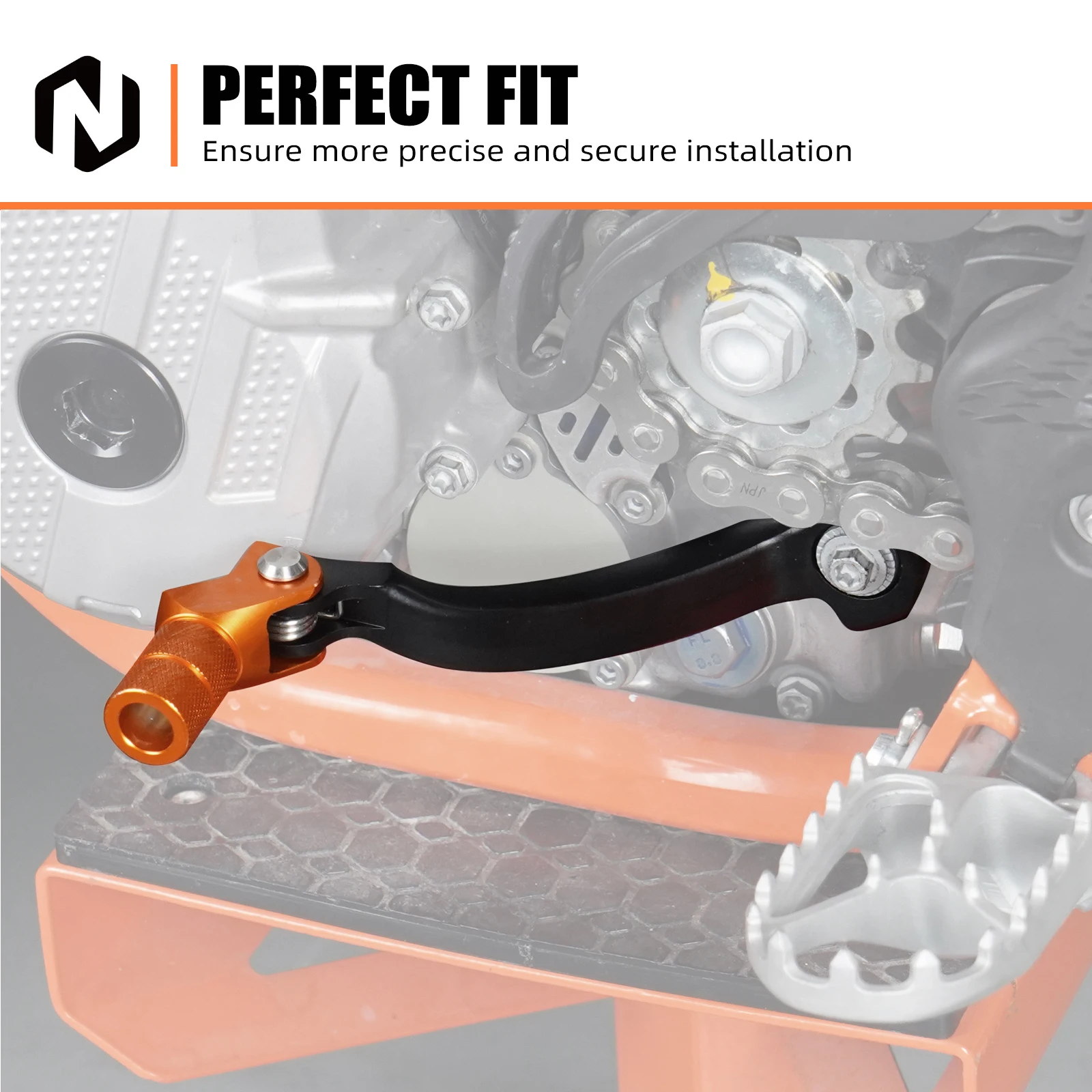 Für Husqvarna 2014–2023 TE300 TE FE TC FC TX FX FS 125 250 300 350 400 450 501 701 Enduro Supermoto 2016–2022 geschmiedeter Schalthebel – Detail 11
