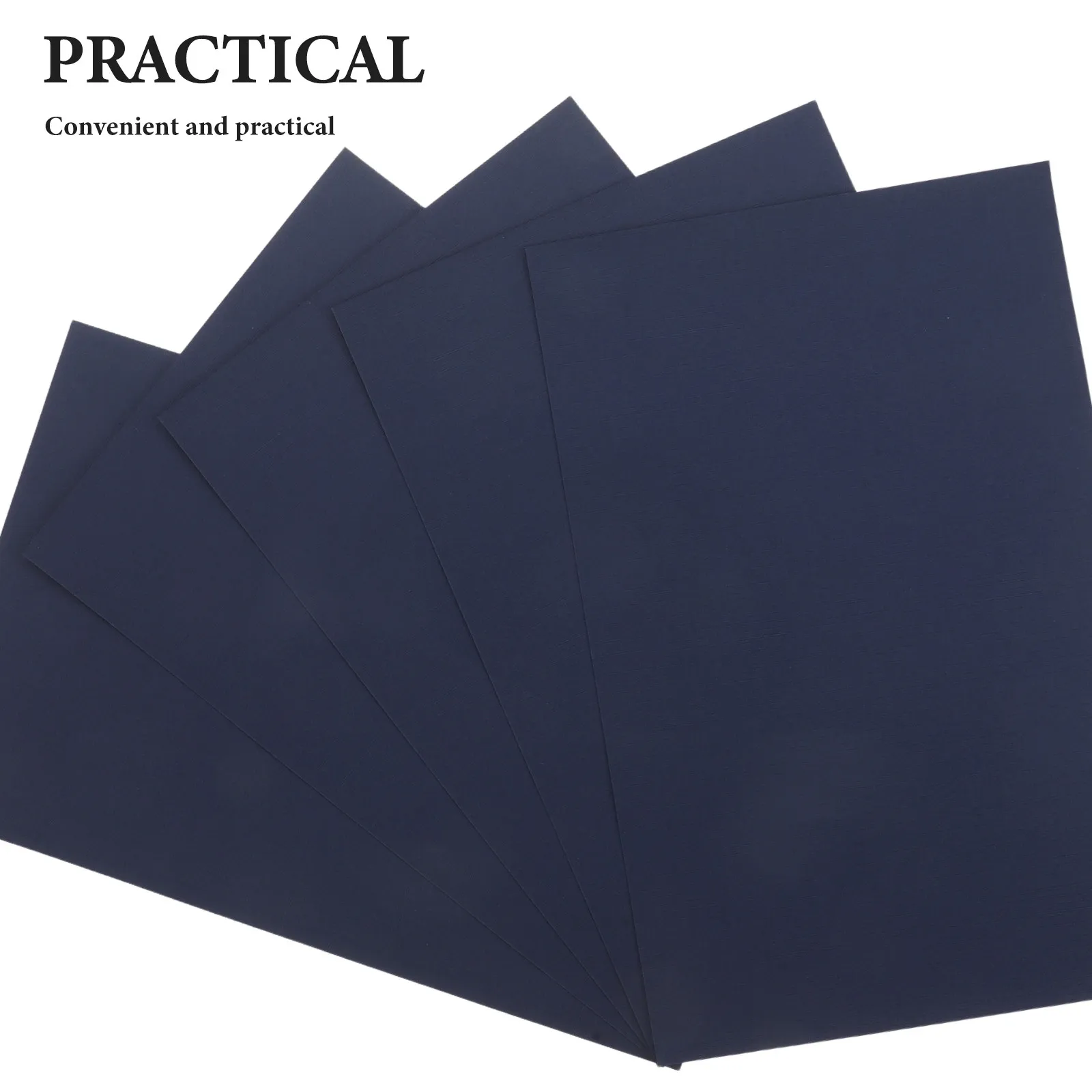 10장 바인딩 용품 키트 7x11인치 네이비 블루 질감 커버 소재, 책 재제본, 스크랩북, 인사말 카드, 사무용