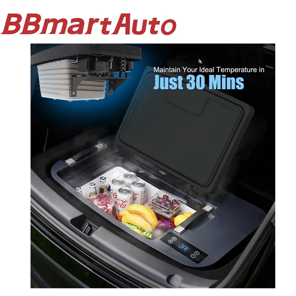 BBmart 자동차 부품, 테슬라 MY 냉장고용 자동차 냉장고, 테슬라 모델 Y용, 후면 중앙 팔걸이 냉장고, 1 개