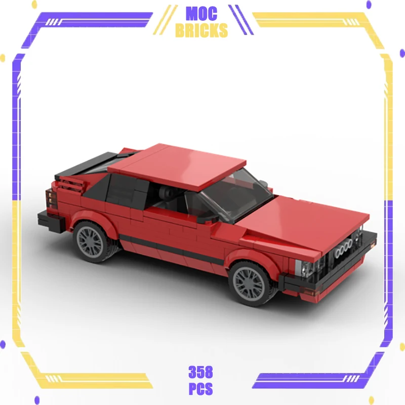 

Car series Moc Building Blocks Classic Red Coupe GT Super Sportscar Model Technology Bricks DIY Toys For Kids Children