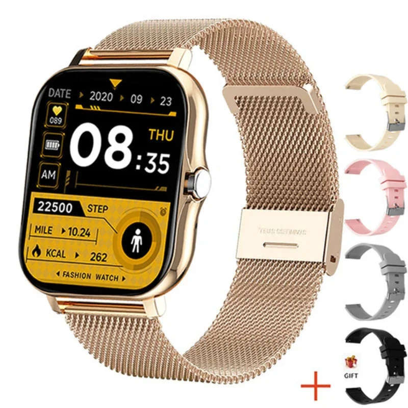 

For Xiaomi Samsung Android Phone Reloj Inteligente Mujer Custom Dial Smart Watch Women Bluetooth Call 2023 Smart Watch Men +Box