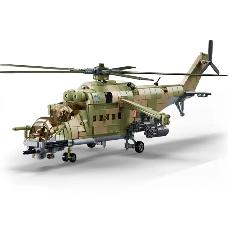 Sluban MI-24S Gunship 3 En 1 1/35