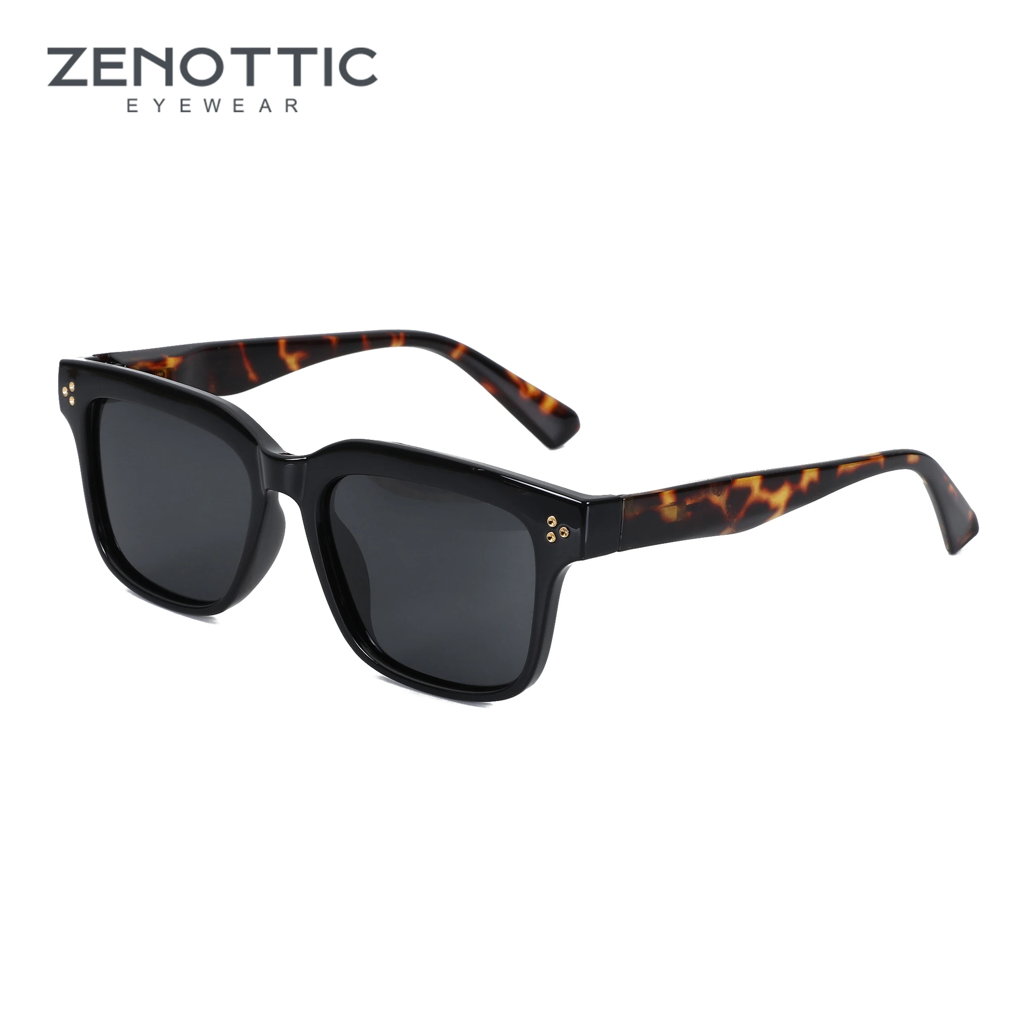 ZENOTTIC 2024 Retro Polarized Sunglasses Men Classic/Vintage Square Shades Anti Glare UV Protection Sun Glasses Women