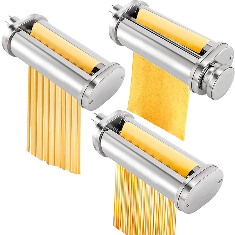 For KitchenAid Mixer Tools Pasta Roller Making Spaghetti Fettuccine Kitchen Aid Food Processor Noodle Stand Pressing Accessories kitchen accessories noodle press pasta attachment