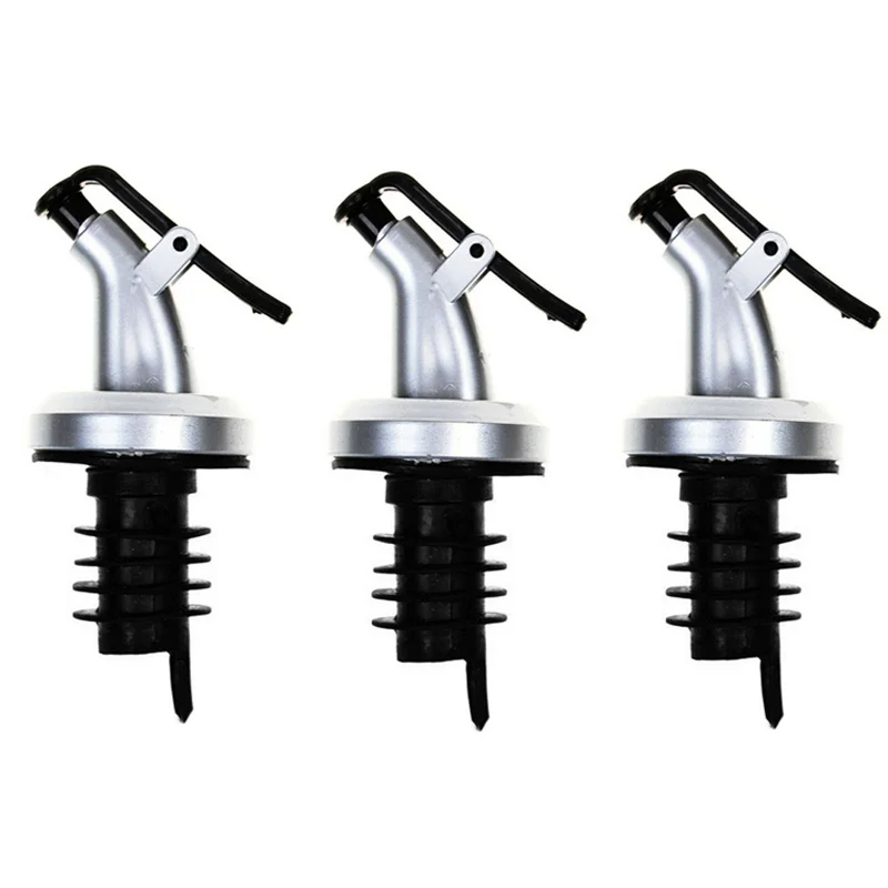 

3Pcs Oil Bottle Stopper Seal Leak-proof Rubber Sprayer Plug Oil Mouth Wine Soy Sauce Vinegar Bottle Stopper Kitchen Bar Tool