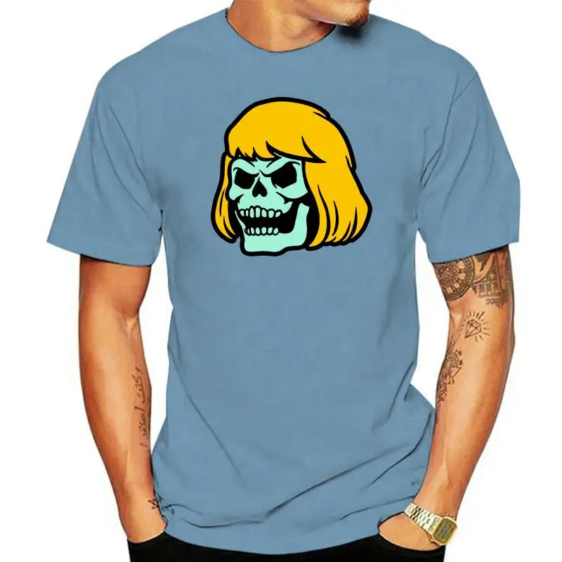 Maglietta Skeleman Cartoon Tee Cartoon Motu Heman Skeletor