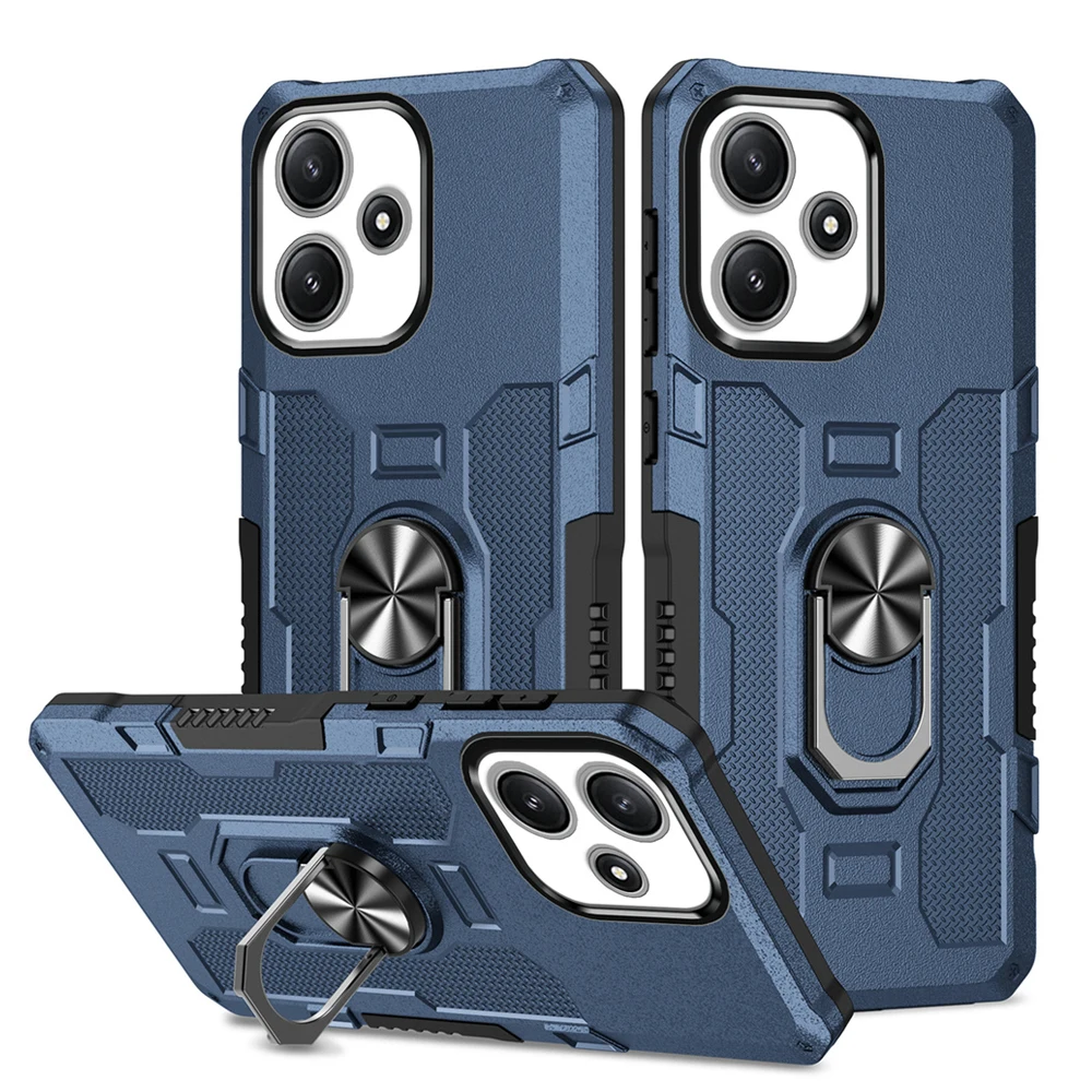 Case For Xiaomi Redmi 12 4G/5G, Black Silicone ARMOUR Shockproof Gel Phone Cover | UK