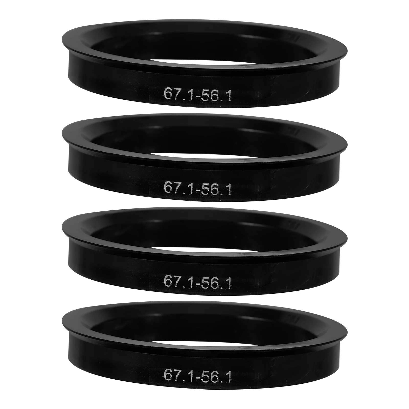 

4 Pcs Dropshipping Hub Reducer Ring Car Decor Plastic Centric Rings Replacement