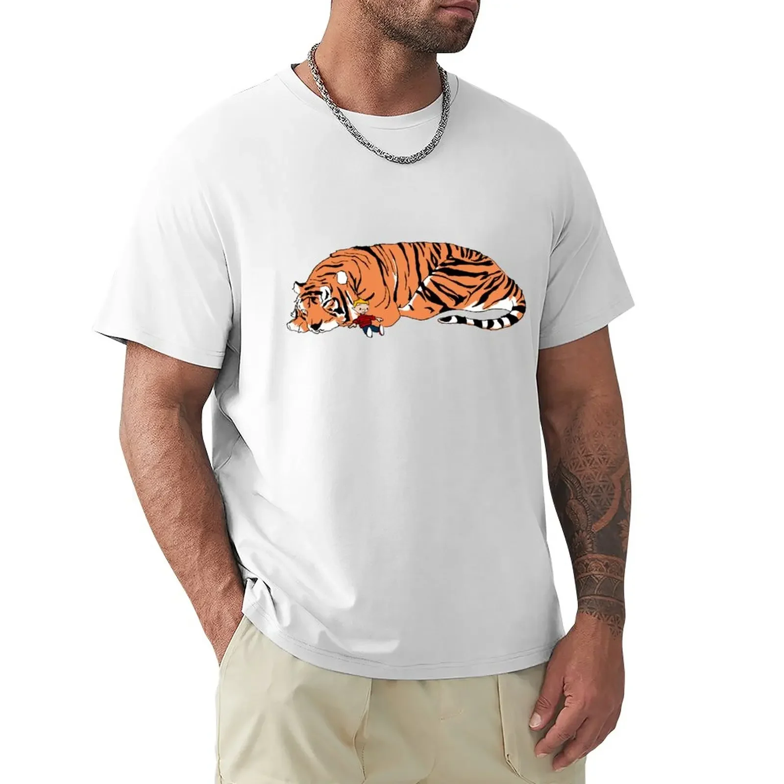 

A Tiger and its Doll T-Shirt new edition vintage t shirt for men