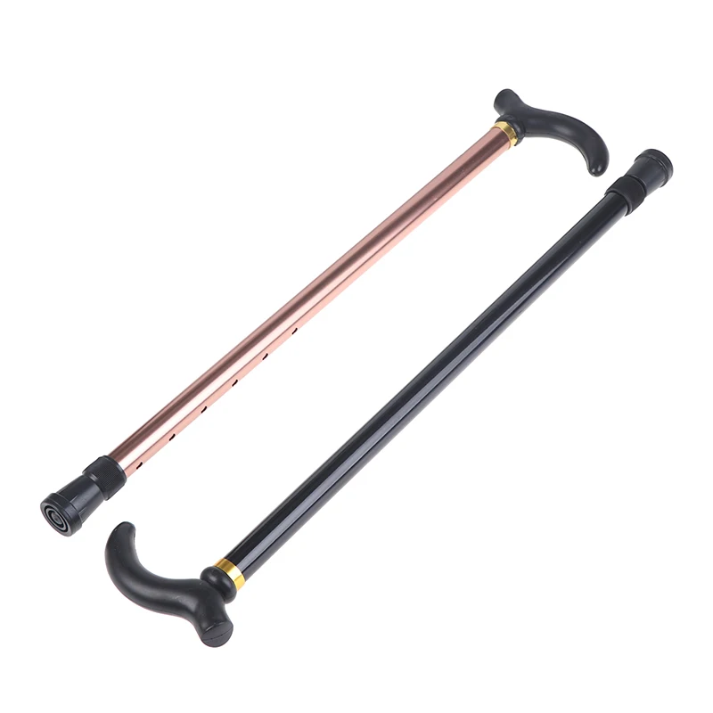 Adjustable Walking Stick Cane 2 Section Stable Anti-Skid Anti Shock  Crutch for Old Man Hiking    