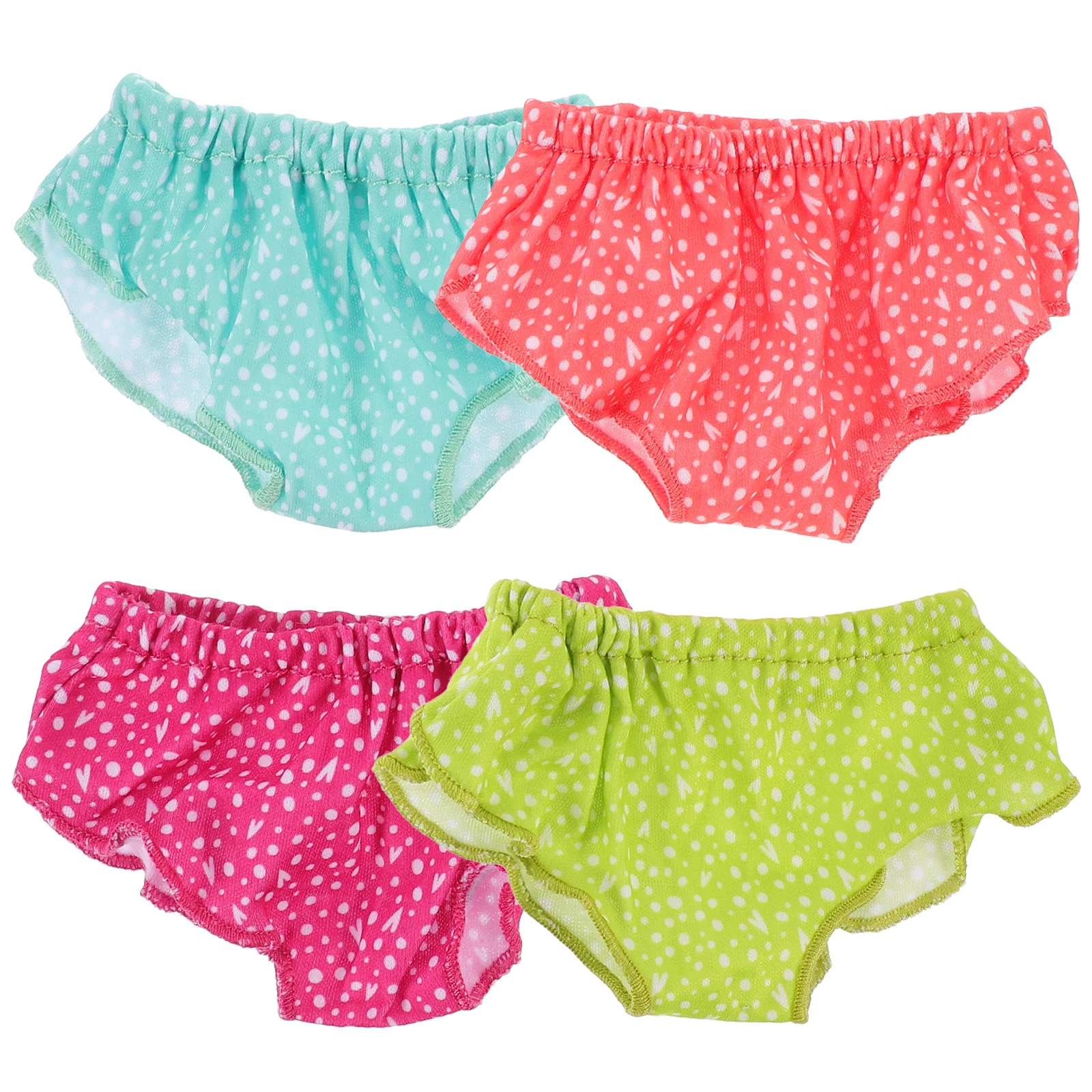 

4pcs Replacement Panties Pretend Play Dressing Accessories