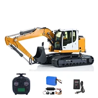 In Stock 1/14 R920 RC Hydraulic Excavator JDM-208 RTR Metal Remote Control Digger Construction Truck Car Toys Light System Model 1