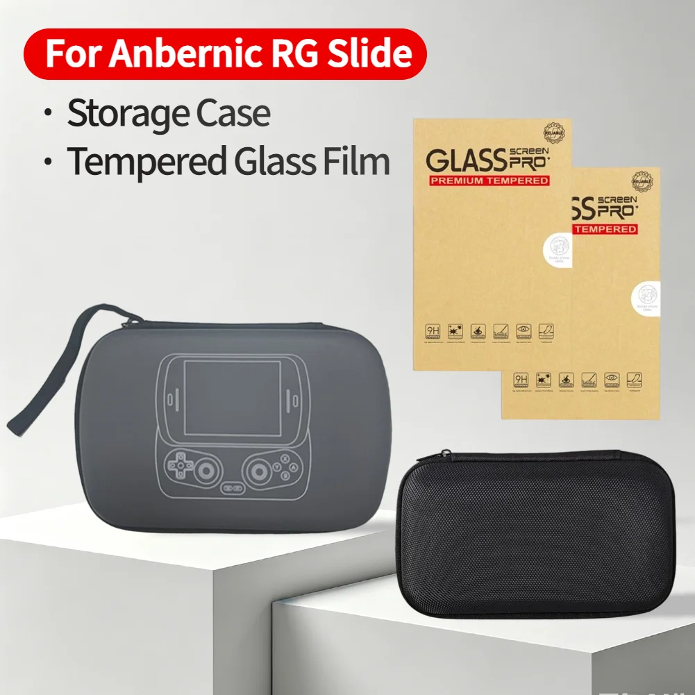 Anbernic RG 슬라이드 게임 콘솔 보관 케이스 낙하 방지 하드 보호 운반 케이스 휴대용 여행 주최자 친구를 위한 선물