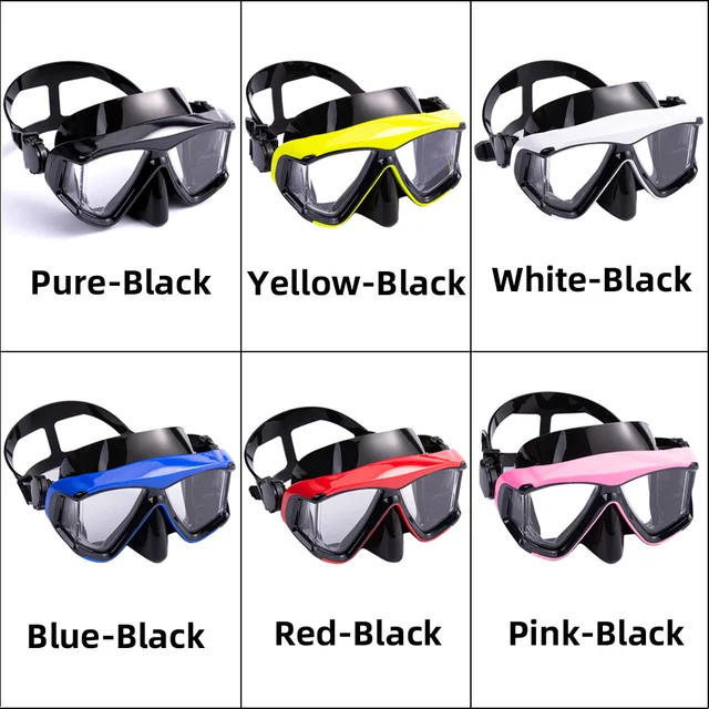 Scuba Mask Magnification Lenses Scuba Blue Dive Mask FARSIGHTED - Main Image
