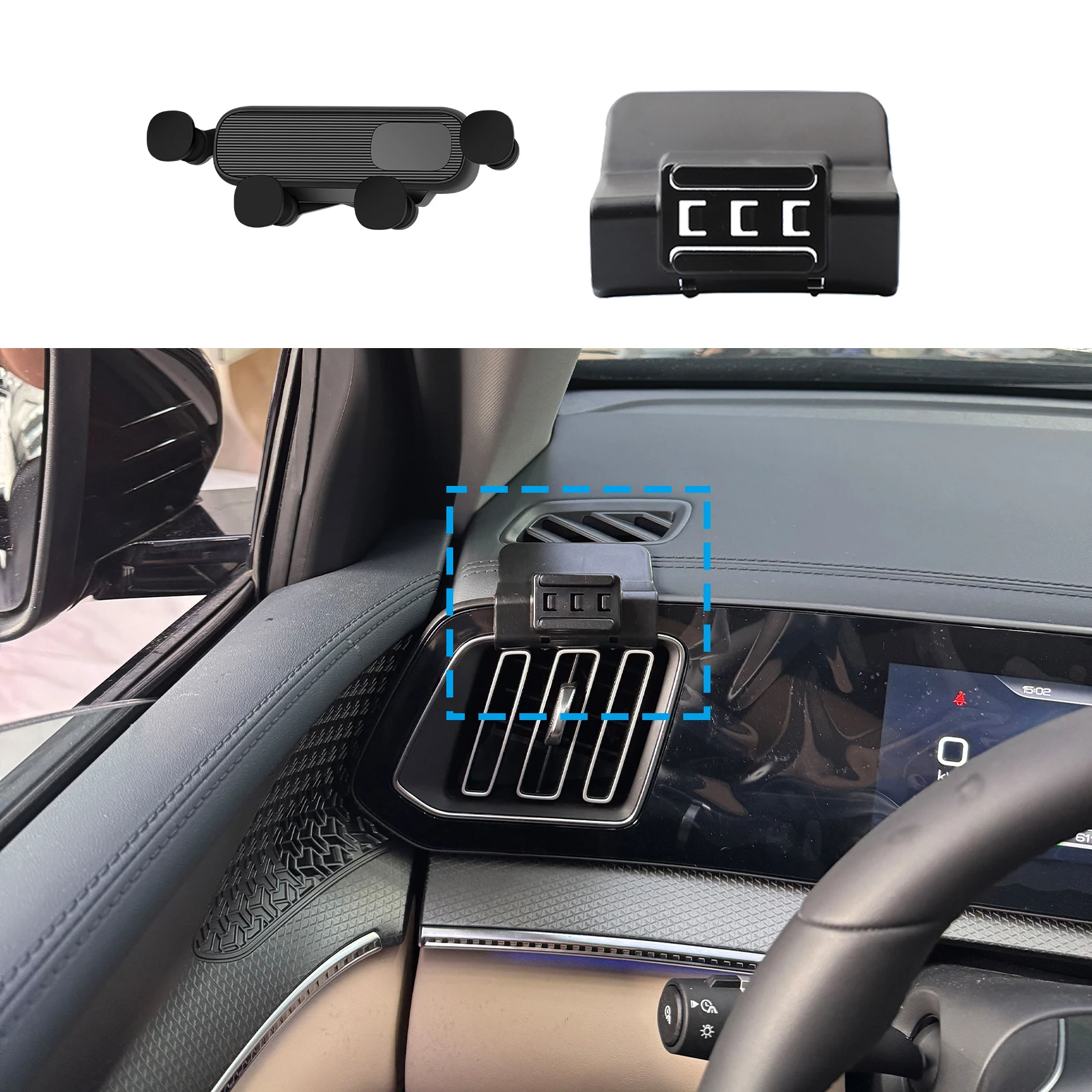 BYD 씰 U 송 프로 맥스 EV 2024 2025 자동차 휴대폰 거치대 액세서리 스탠드 자동 GPS 브래킷 내비게이션